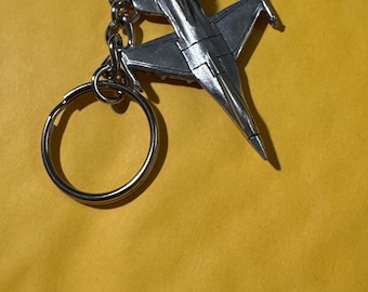 米空軍 F-16 排気ノズル タグ キーホルダー Viper Falcon F-16 