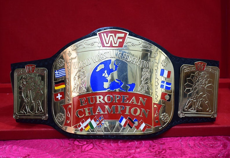 WWF European Wrestling Championship Belt.Adult Size. WWF European Wrestling Championship Belt.Adult Size.