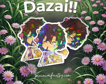 NEU Dazai im Boba Shop! | Vinyl wasserfester Aufkleber für Scrapbooking, Laptop, Hydroflask und mehr!