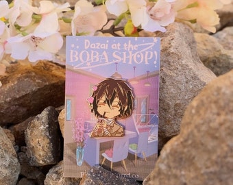 Dazai im Boba Shop! | Emaille Pin