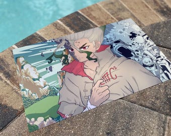 Dr Stone Senku Poster!  | Anime Style Wall Art Print
