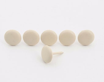 50 Cream upholstery nails / tacks