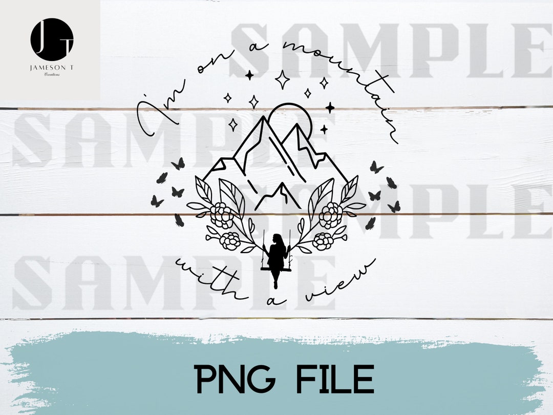 Kelsea Ballerini Mountain With a View PNG Country Lyrics PNG Etsy