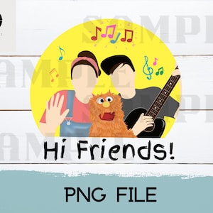 Ms. Rachel Hi Friends PNG, Songs for Littles PNG, Digital Download, Ms. Rachel Sublimation, Trendy Png Designs, Friends Png, Toddle Png