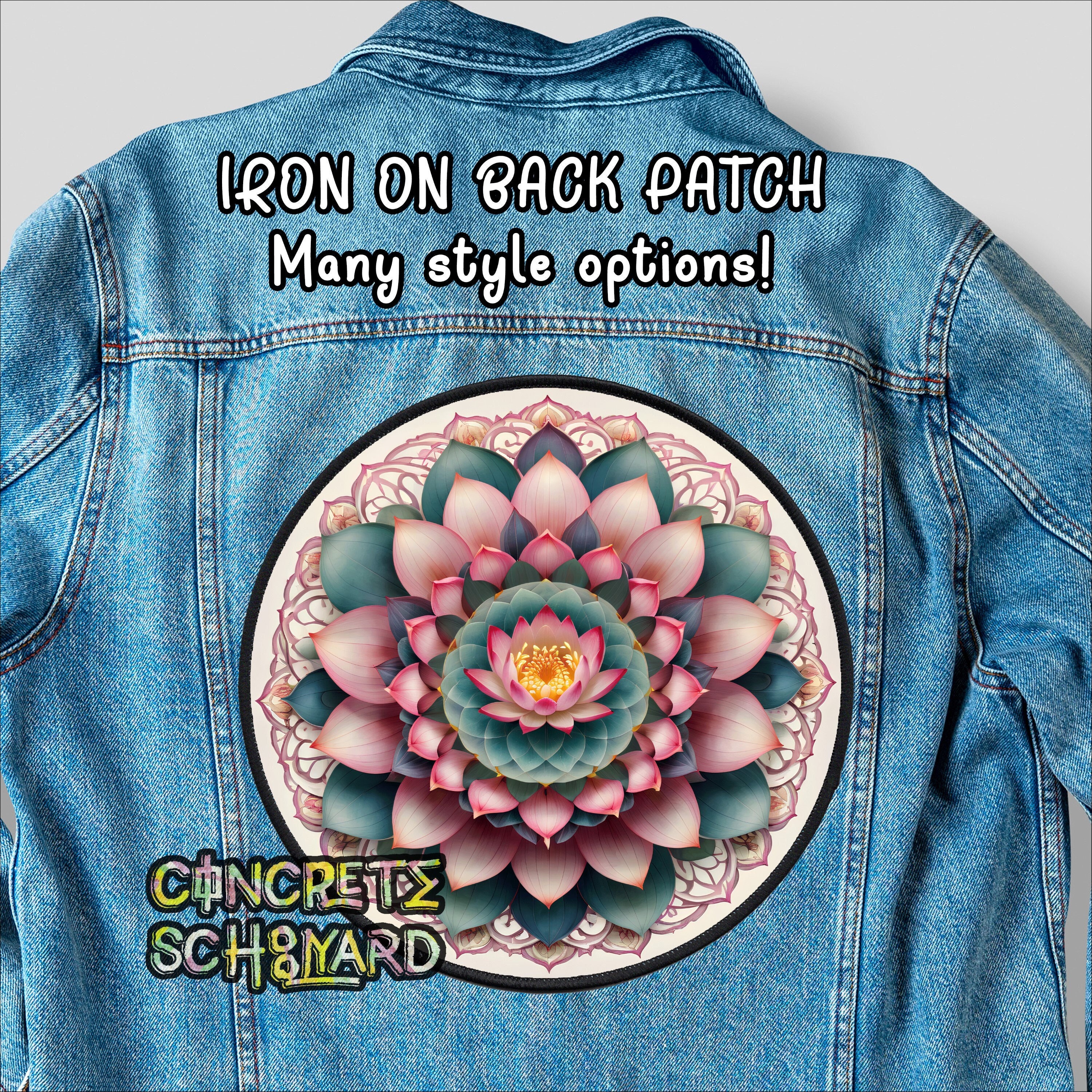 Back Patches for Jackets, Large Denim Jacket Patch, Tattooed Lady 