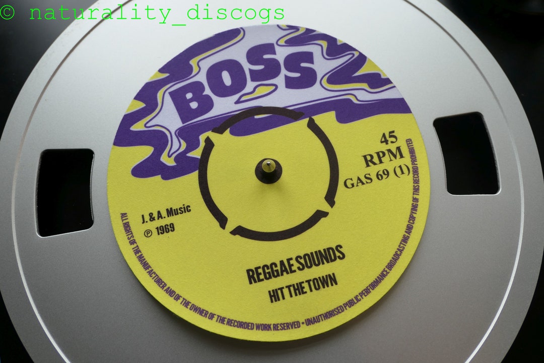 Skinhead Reggae Boss Sounds 7 INCH Felt Slipmat for Vinyl Etsy