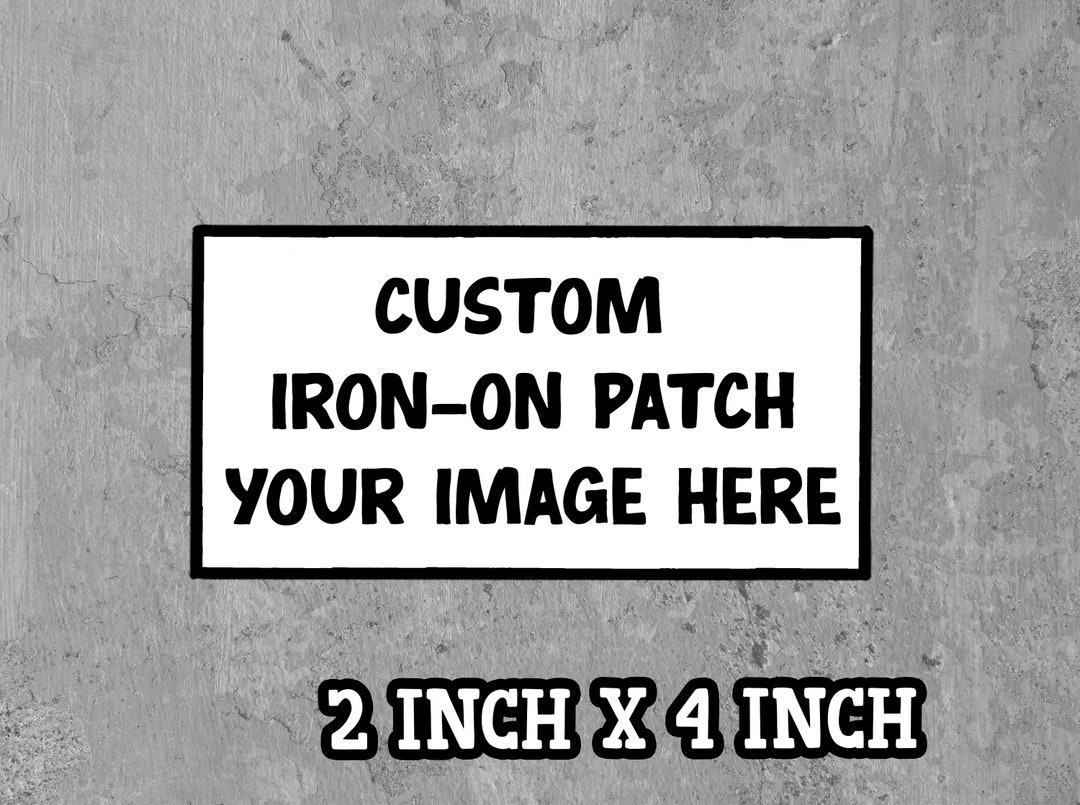 High Quality Custom Printed Iron or Sew on Patch Service, Iron on Patches  Made With Your Images, Many Shapes & Sizes, Large and Small 