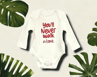 LFC Baby grow | you’ll never walk alone | Liverpool | Christmas Gift | Small gift | Thoughtful |