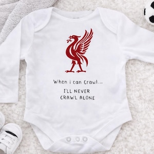 LFC Baby Grow | You'll Never Crawl Alone, Red Bird | baby gift |