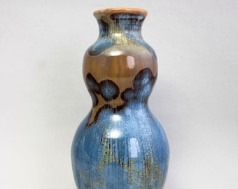 Crystalline glazed, porcelain vase