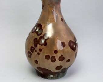 Crystalline glazed porcelain vase