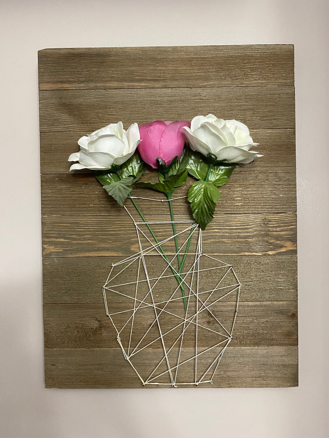 String With Flowers Flower String Decor - Etsy