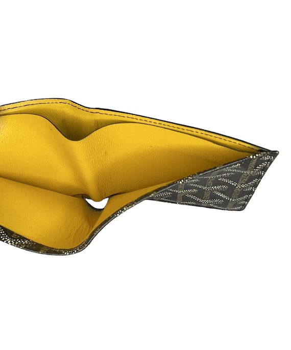 Goyard Yellow Goyard Card Holder