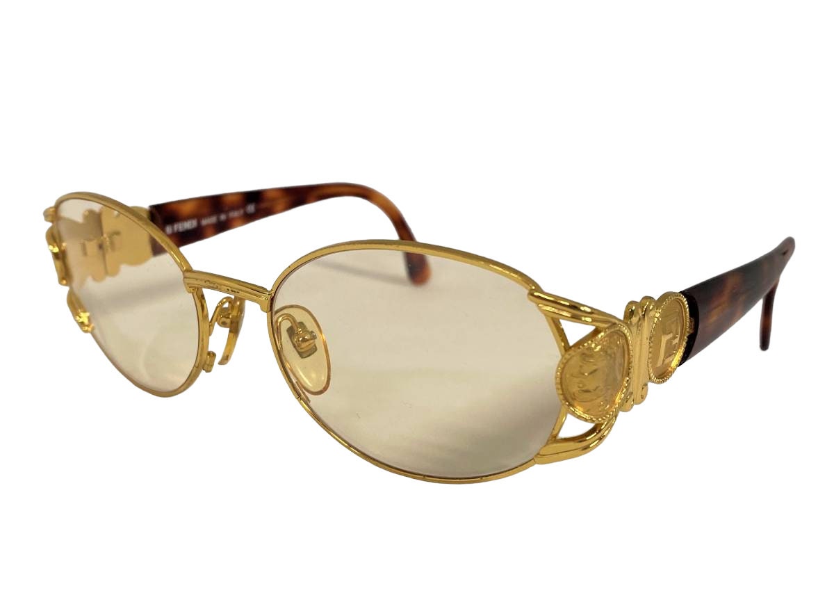 Chanel - Square Sunglasses - Gold Light Brown - Chanel Eyewear