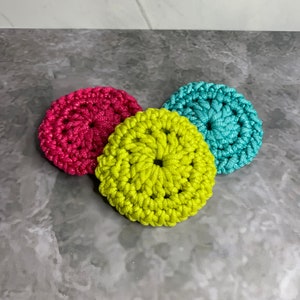 Crochet Dish Scrubbie | Dish Scrubber | Dish Sponge | Crochet Nylon Dish Scrubber | Handmade Crochet | Gift for Mom | Kitchen Scrubber