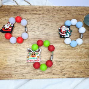 Tumbler Charms | Stanley Charm | Tumbler Accessories | Christmas Tumbler Charms | Gifts For Women | Silicone Bead Charms | Christmas | Gift