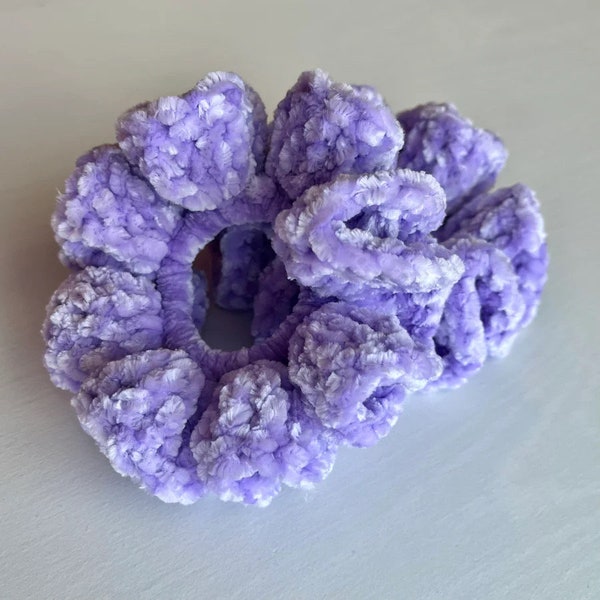 hair scrunchie | velvet scrunchie | crochet scrunchie | handmade scrunchie | gift for teen | gift for daughter | crochet | handmade