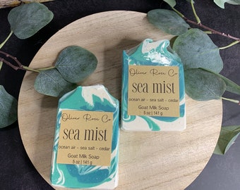 Goat Milk Soap | Handmade Soap | Goats Milk | Artisan Soap | Sea Mist | Ocean Soap | Fresh Ocean Air