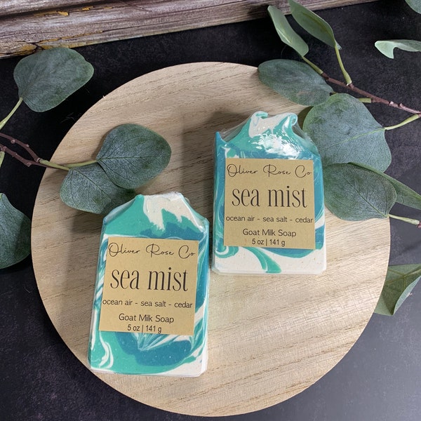 Goat Milk Soap | Handmade Soap | Goats Milk | Artisan Soap | Sea Mist | Ocean Soap | Fresh Ocean Air