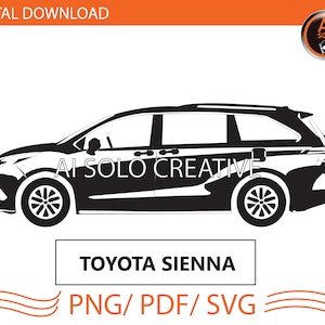 BMW Siena Silhouette für Cricut, png , pdf, svg, Dateien