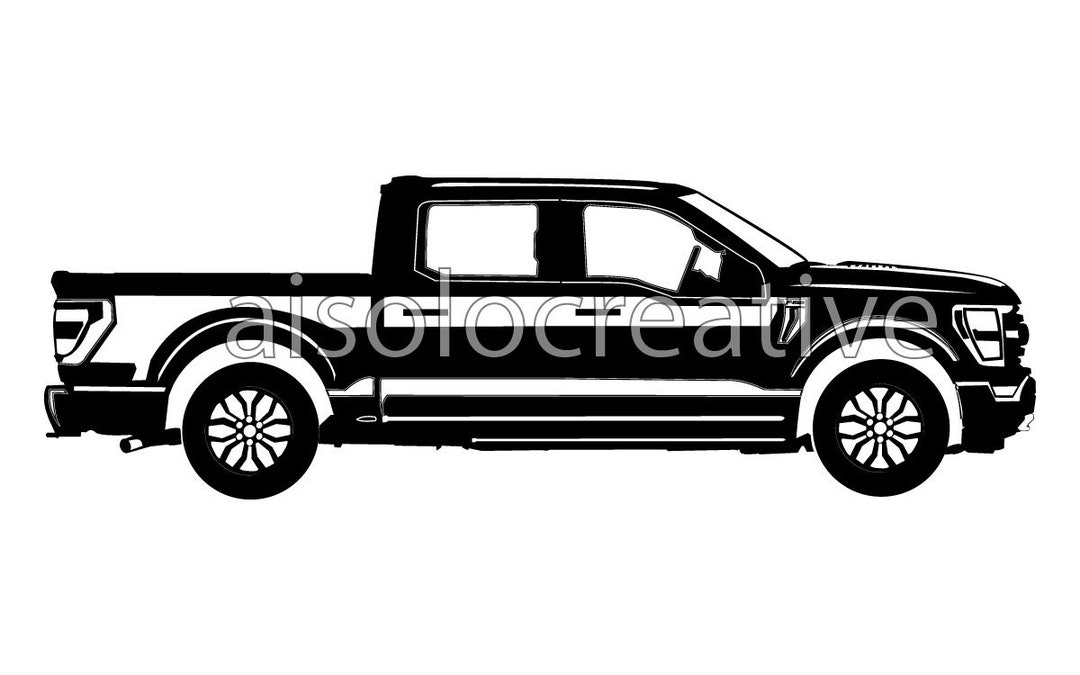 Truck, Suv,silhouette,ford F-150,clipart, Digital Download - Etsy