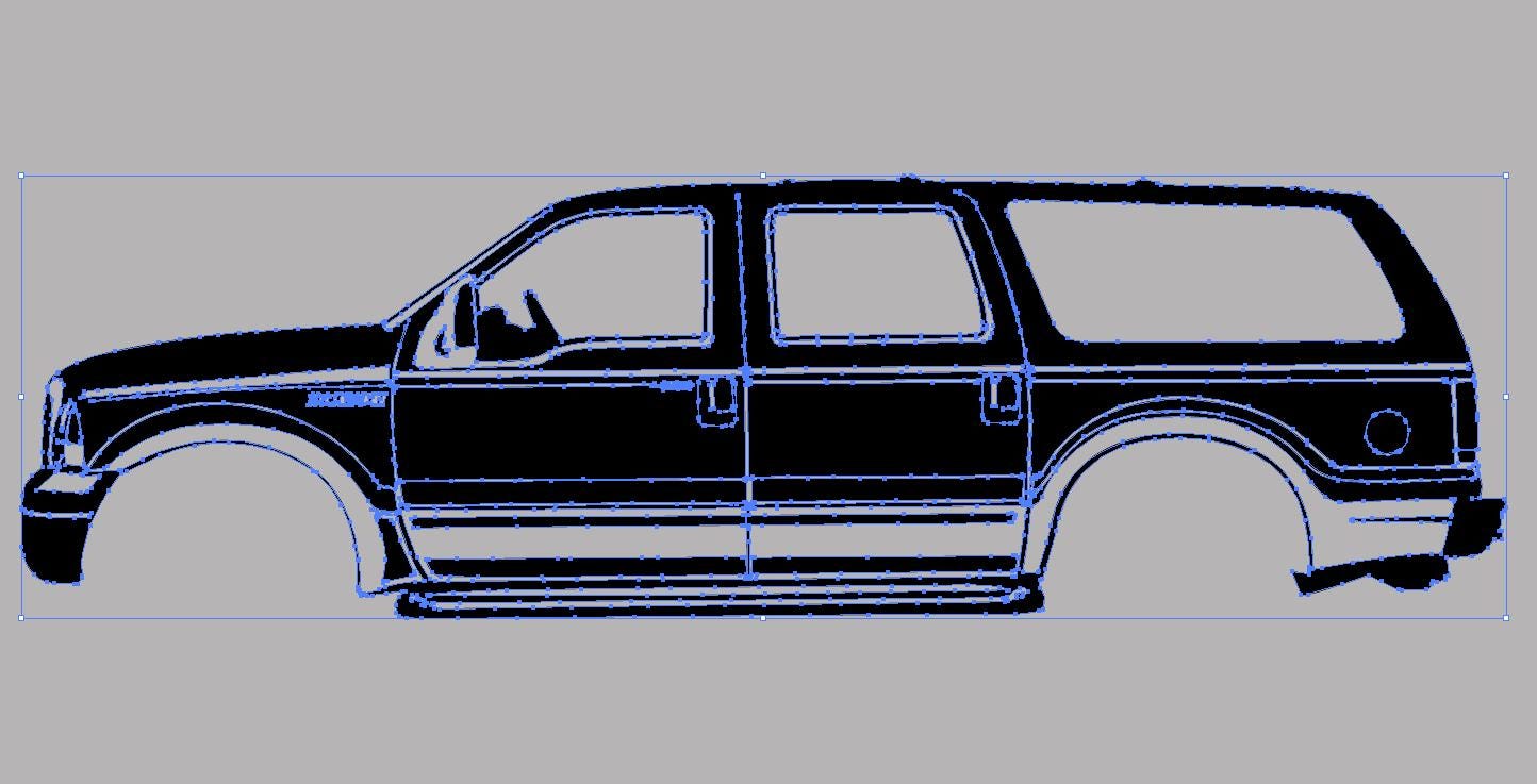 Ford Excursion,suv.clipart,sillhouette,svg,png,pdf, Vehicle - Etsy