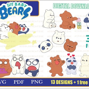 2022  cricut deisgn we baby bears, svg,pdf,png digital download