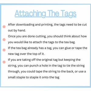Printable Tea Bag Envelope Tea Bag Wrapper Tea Lover Gift Teabag Holder ...