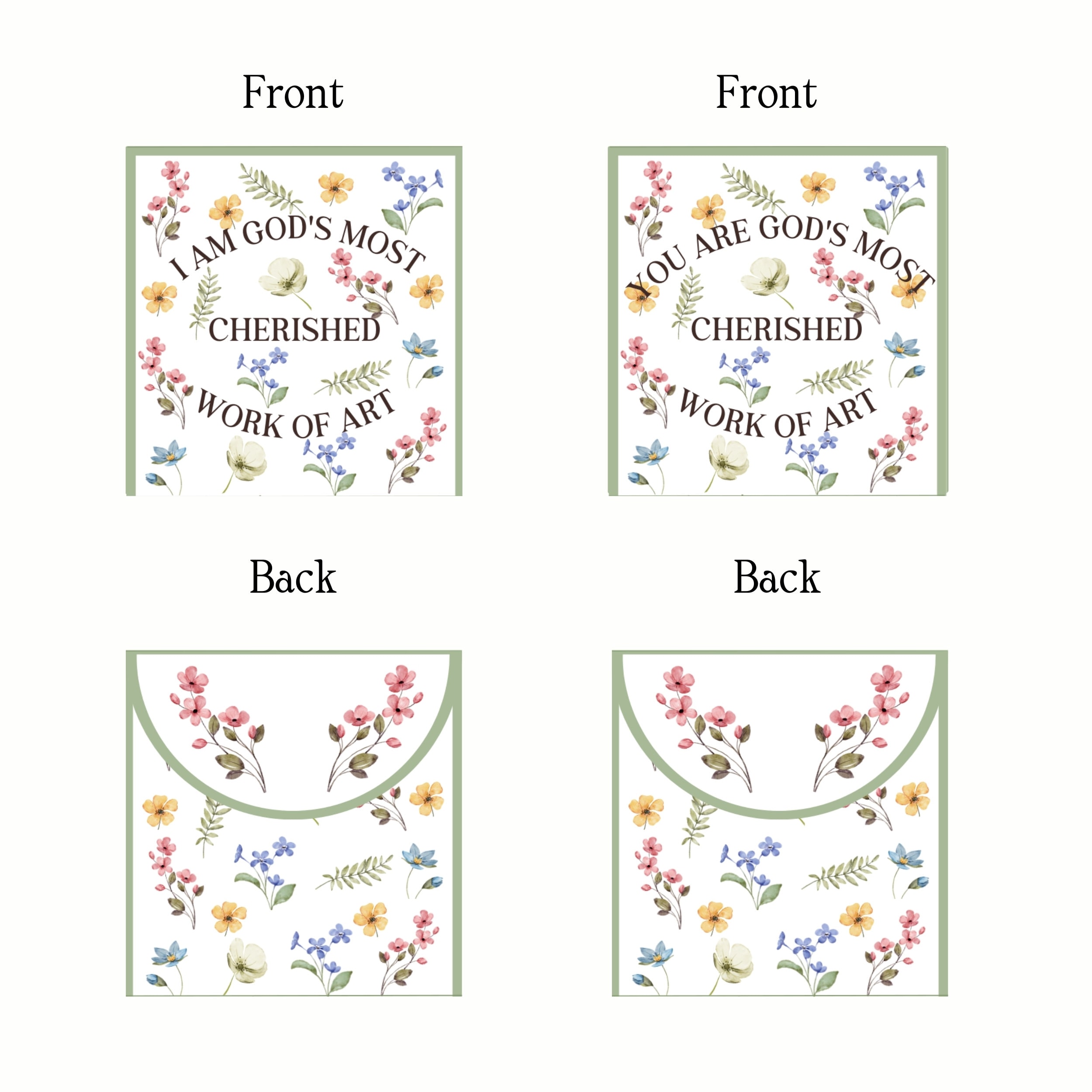 Printable Tea Bag Envelopes Tea Bag Wrapper Tea Lover Gift Teabag ...