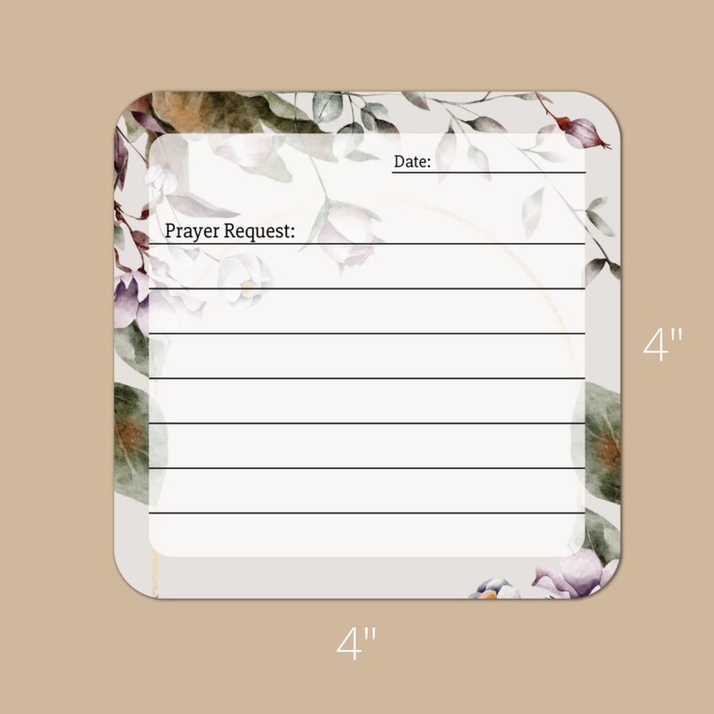 Prayer Cards Printable Prayer Request Cards Prayer Note Cards Christian ...