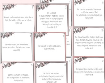 Scripture Tea Tags Printable Tea Tags Scripture Gift Tags - Etsy
