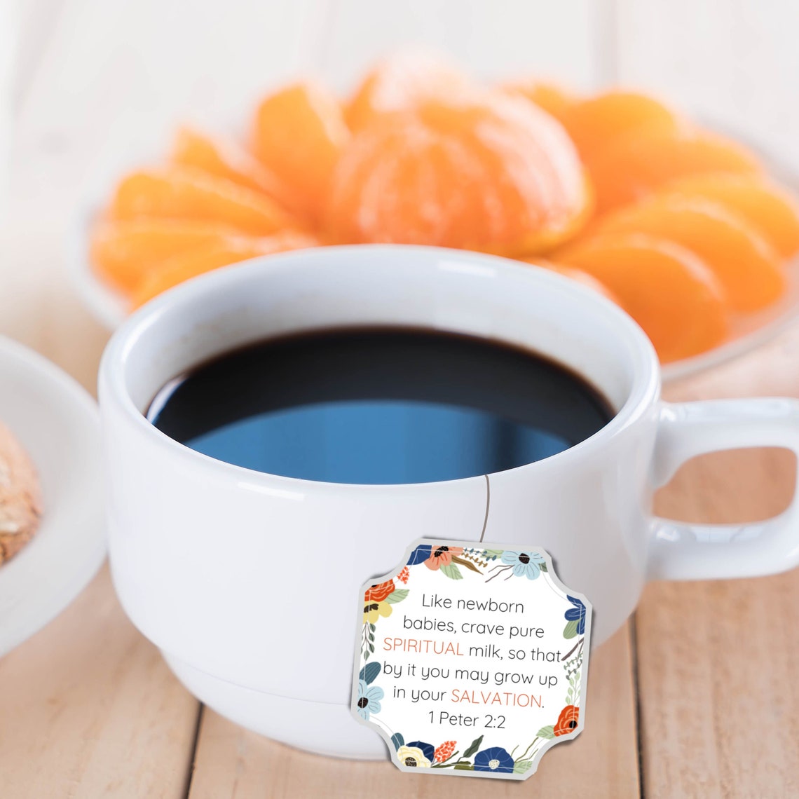 Scripture Tea Bag Tags Printable Tea Bag Tags Scripture Verse Tags Tea