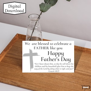 Fête des pères, église, cartes, sac cadeau pour papa, étiquettes, cartes de remerciement pour papa chrétien, cartes grand-père, imprimables