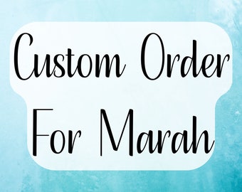 Commande personnalisée pour Marah