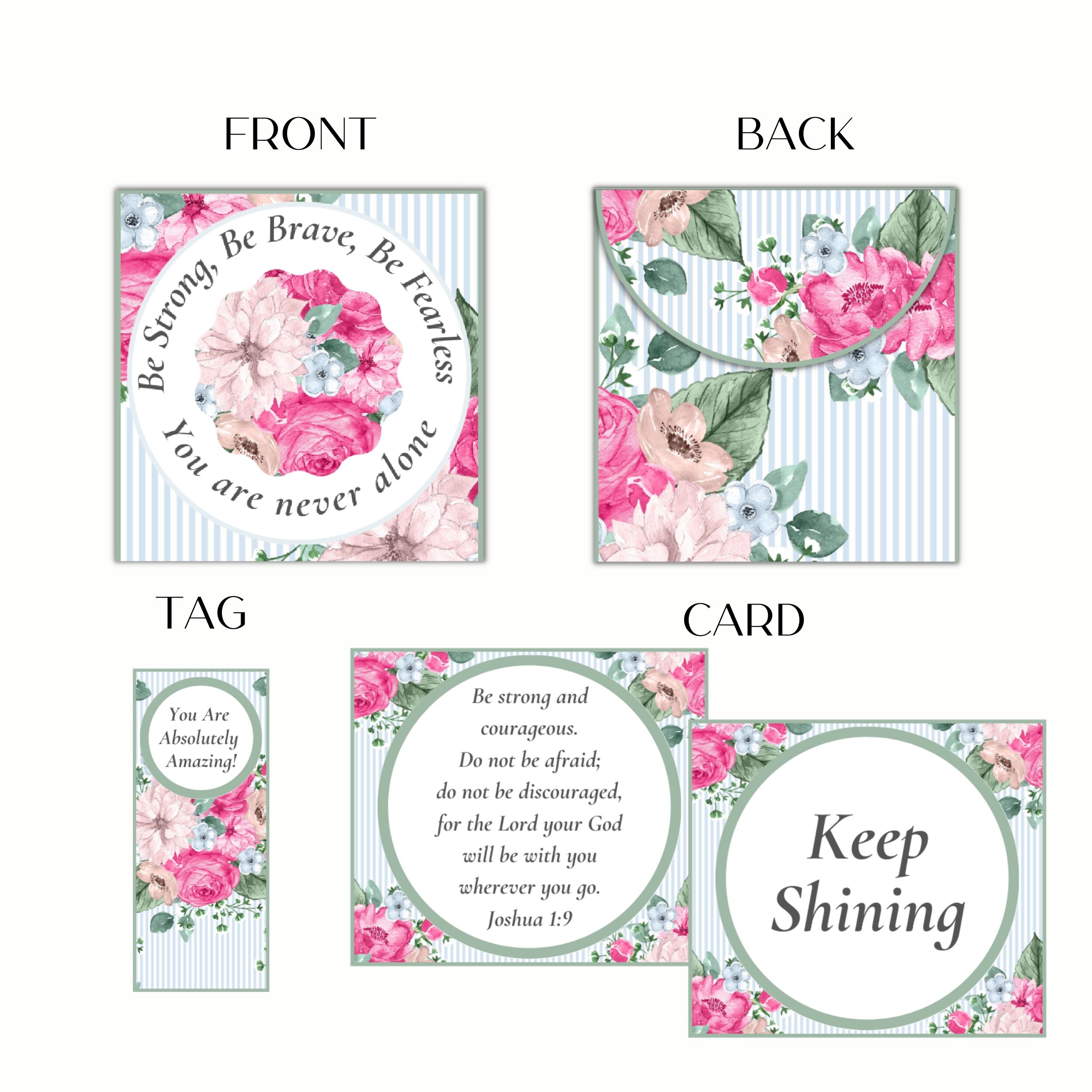 Printable Tea Bag Envelope Tea Bag Wrapper Tea Lover Gift Teabag Holder ...