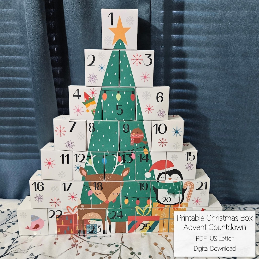 DIY Advent Calendar Fill Your Own Advent Calendar Boxes Advent