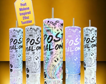 Post Malone | 12 Carat Toothache | Stoney | Austin Malone  | Post Malone Tumbler | Post Malone Cup | Post Malone Merch | Post Malone Album |