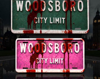 Woodsboro Scream Sign | Horror sign | Ghostface | ghosts face gift |horror gift Slasher Movie| Thriller | Valentine Gift | Wall sign art