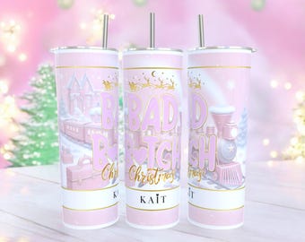 P Louise Christmas style tumbler | Plouise Train | pLouise | Christmas | birthday | pLouise Christmas | secret Santa | reusable cup | meoke