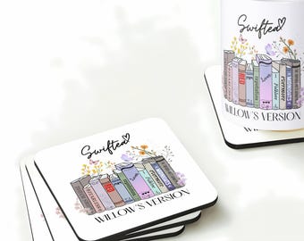 Personalised Swiftea coaster | Swiftie gift | TS Music album mug | Taylor album inspired mug| Eras tour mug | TTPD Personalised Swiftie gift