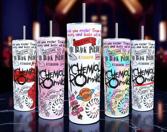 My chemical Romance Tumbler | MCR cup | mcr tumbler | The black parade | Gerard way | mar merch | mar gift | emo gift | mcr concert |