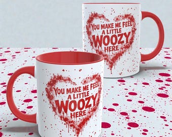 Scream ghost face Quote Mug | Horror Valentine Cup | Scream Fan Gift | Spooky Romance Coffee Mug | Ghost face |coffee cup | Valentines Mug