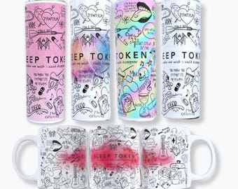 Sleep T Tumbler | mug| cup | album| Merch, concert Tour,  | BIRTHDAY GIFT |skinny tumbler flask, Vessel | Sleep t cup | Sleep tokens