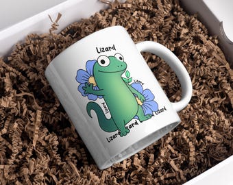 lizard mug meme | lizard meme | Lizard mug | quirky gift | funny mug | funny gift