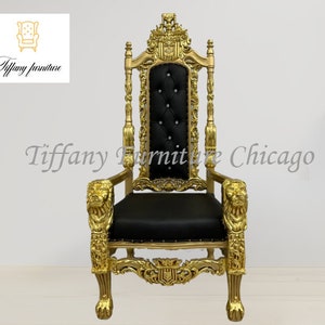Lion Throne Chair Etsy