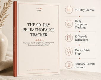 90-Day Perimenopause Tracker PDF | Printable Hormone Literacy Journal | Doctor Visit Prep | Instant Download Gift