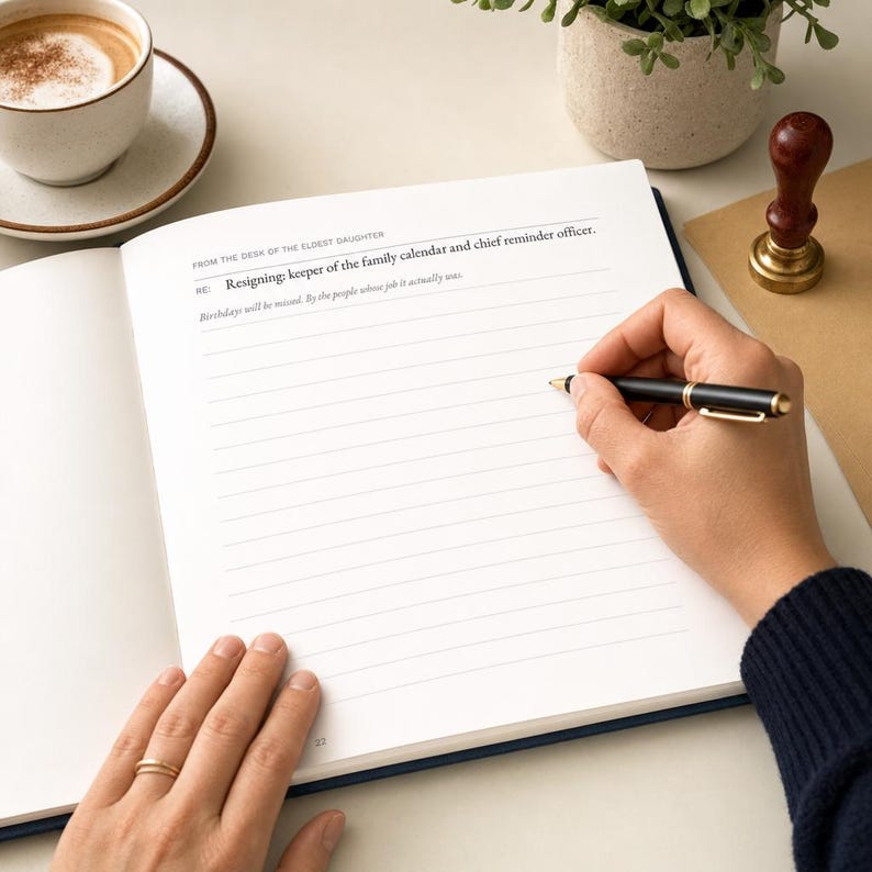 Eldest Daughter Guided Journal | Resignation Letter, Boundaries, Self Care (PDF Download) image 2