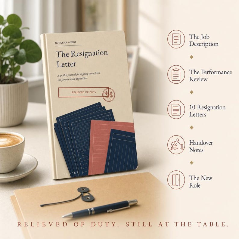 Eldest Daughter Guided Journal | Resignation Letter, Boundaries, Self Care (PDF Download) image 5