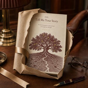 Dad Tell Me Your Story Memory Book | 100 Questions Keepsake Journal (PDF Download) image 1