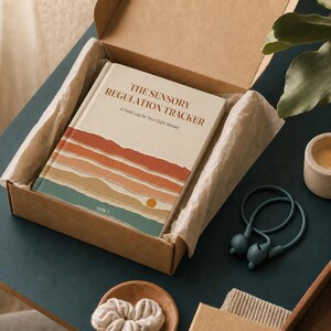 Sensory Regulation Tracker | Neurodivergent Adult Log | Overload Soothe Kit (PDF Download) image 8